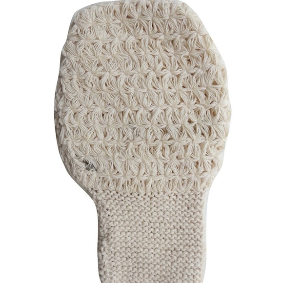 Earth Friendly Bath Glove Organic Cotton Soft Exfoliator Hand Crafted - Picture 2 of 10